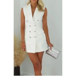 ZARA NEW COLLECTION Textured Vest Dress